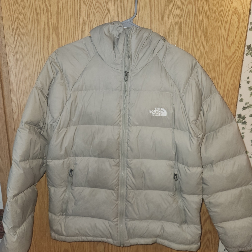 The North Face Light Gray Hooded Jacket